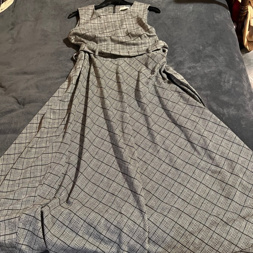 Calvin Klein Belted Dress
